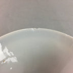 Japanese Porcelain Rice Bowl Vtg Kanji Green Gold Chawan PP162