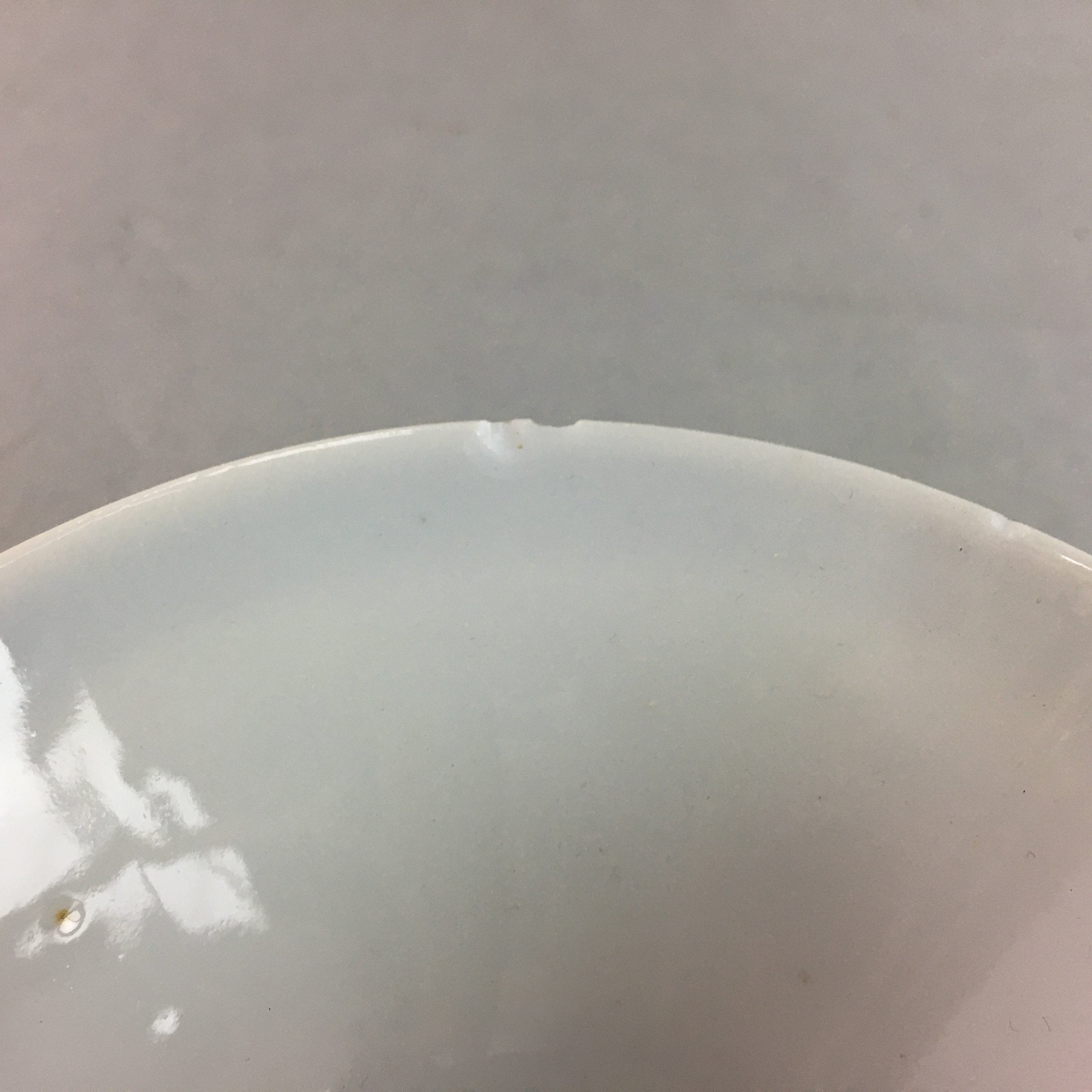 Japanese Porcelain Rice Bowl Vtg Kanji Green Gold Chawan PP162