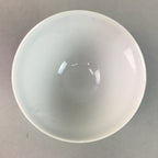 Japanese Porcelain Rice Bowl Vtg Kanji Green Gold Chawan PP169