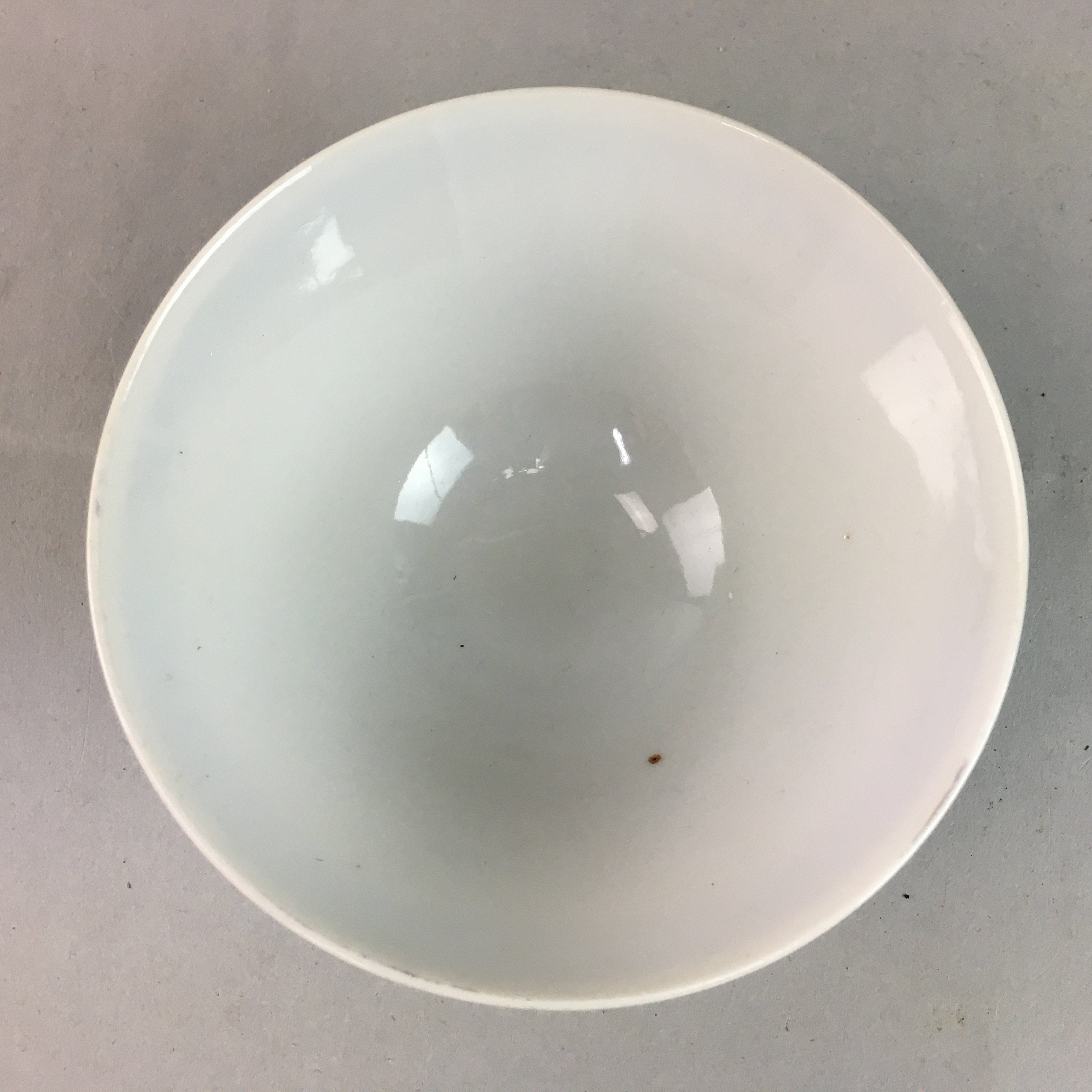 Japanese Porcelain Rice Bowl Vtg Kanji Green Gold Chawan PP177