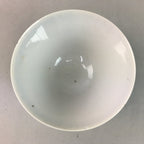 Japanese Porcelain Rice Bowl Vtg Kanji Green Gold Chawan PP179