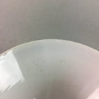 Japanese Porcelain Rice Bowl Vtg Kanji Green Gold Chawan PP182