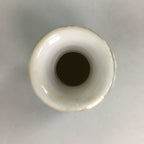 Japanese Porcelain Sake Bottle Kutani ware Vtg Tokkuri Poem Kimono TS216