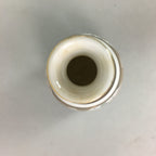 Japanese Porcelain Sake Bottle Kutani ware Vtg Tokkuri Poem Kimono TS219