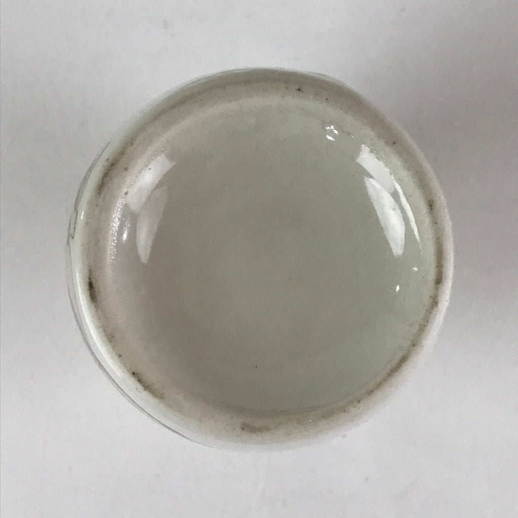 Japanese Porcelain Sake Bottle Pottery Naked Kimono Woman Tokkuri White TS468