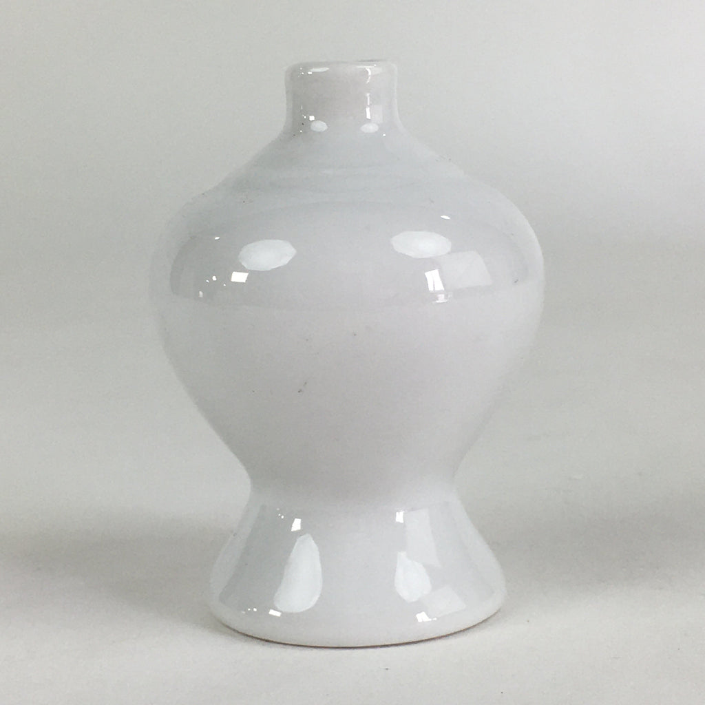 Japanese Porcelain Sake Bottle Vtg Kamidana Shinto Shrine Tokkuri White TS400