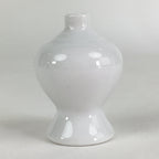 Japanese Porcelain Sake Bottle Vtg Kamidana Shinto Shrine Tokkuri White TS400
