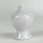 Japanese Porcelain Sake Bottle Vtg Kamidana Shinto Shrine Tokkuri White TS400