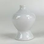 Japanese Porcelain Sake Bottle Vtg Kamidana Shinto Shrine Tokkuri White TS400