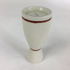 Japanese Porcelain Sake Bottle Vtg Kutani Ware Flower Tokkuri TS386