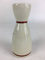 Japanese Porcelain Sake Bottle Vtg Kutani Ware Flower Tokkuri TS388