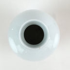 Japanese Porcelain Sake Bottle Vtg Tokkuri White Bottle Red Green Flower TS446