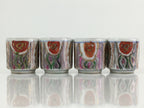 Japanese Porcelain Sake Cup 4pc Set Vtg Sakezuki Ochoko Guinomi PY130