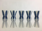 Japanese Porcelain Sake Cup 5pc Set Vtg Sakezuki Ochoko Guinomi PY113