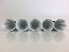 Japanese Porcelain Sake Cup 5pc Set Vtg Sakezuki Ochoko Guinomi PY113