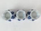 Japanese Porcelain Sake Cup 6pc Set Vtg Sakezuki Ochoko Guinomi PY114