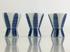 Japanese Porcelain Sake Cup 6pc Set Vtg Sakezuki Ochoko Guinomi PY114