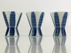 Japanese Porcelain Sake Cup 6pc Set Vtg Sakezuki Ochoko Guinomi PY114