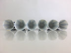 Japanese Porcelain Sake Cup 6pc Set Vtg Sakezuki Ochoko Guinomi PY114