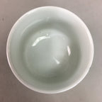 Japanese Porcelain Sake Cup Arita ware Vtg Guinomi Sakazuki Red Painting GU715