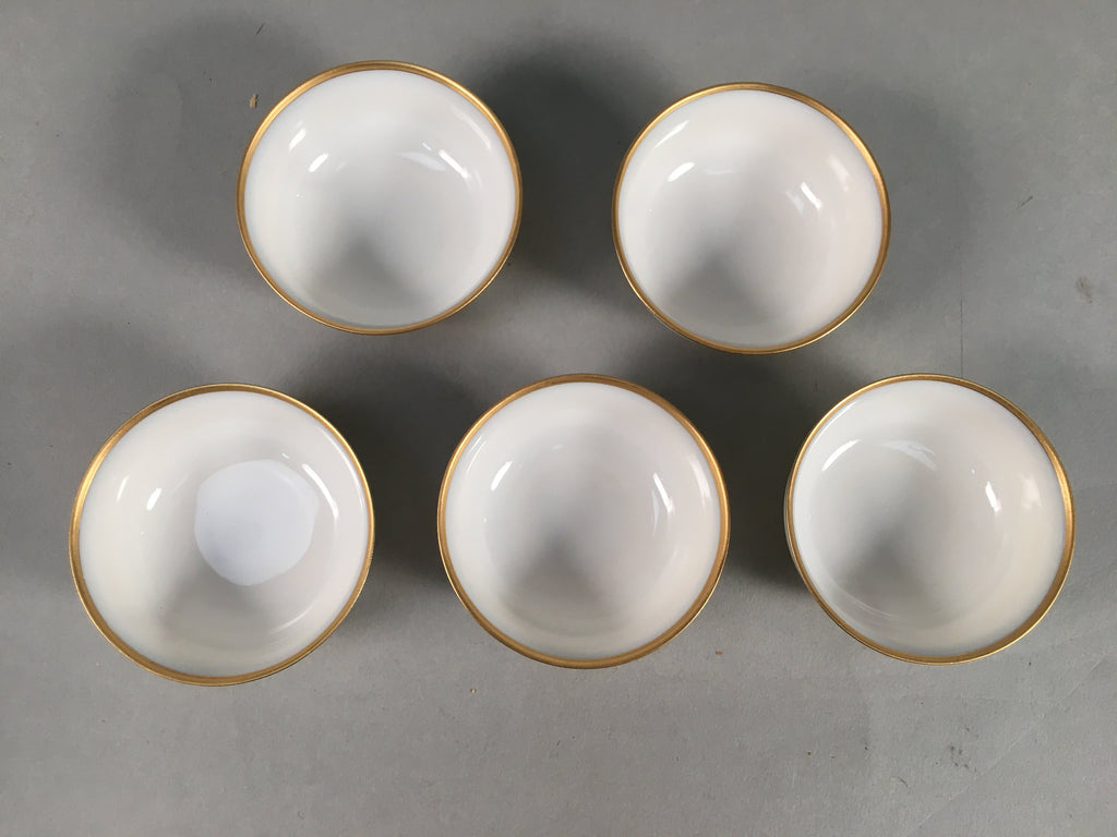 Japanese Porcelain Sake Cup Bottle Set Arita ware Floral Guinomi Tokkuri PX506