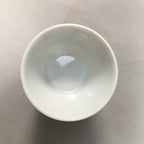 Japanese Porcelain Sake Cup Guinomi Sakazuki Vtg Blue White Sometsuke GU865