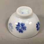 Japanese Porcelain Sake Cup Guinomi Sakazuki Vtg Cherry Blossom GU862