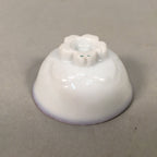 Japanese Porcelain Sake Cup Guinomi Sakazuki Vtg Daruma Cherry Blossom GU881