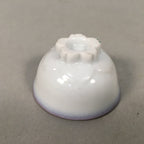 Japanese Porcelain Sake Cup Guinomi Sakazuki Vtg Daruma Cherry Blossom GU881