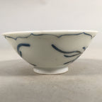 Japanese Porcelain Sake Cup Guinomi Sakazuki Vtg Phoenix Blue White GU791