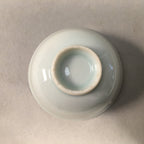Japanese Porcelain Sake Cup Guinomi Sakazuki Vtg Pink White Sakura GU859