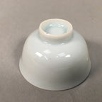 Japanese Porcelain Sake Cup Guinomi Sakazuki Vtg Pink White Sakura GU859