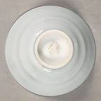 Japanese Porcelain Sake Cup Guinomi Sakazuki Vtg White Rokurome GU808