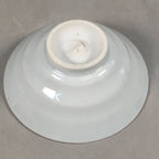 Japanese Porcelain Sake Cup Guinomi Sakazuki Vtg White Rokurome GU808