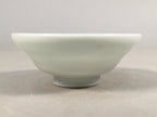 Japanese Porcelain Sake Cup Guinomi Sakazuki Vtg White Rokurome GU809