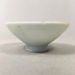 Japanese Porcelain Sake Cup Heitai hai Gunpai Vtg Army Guinomi Flag GU750