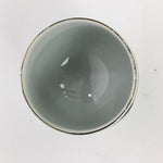 Japanese Porcelain Sake Cup Kutani ware Vtg Guinomi Ochoko Colorful Design GU885
