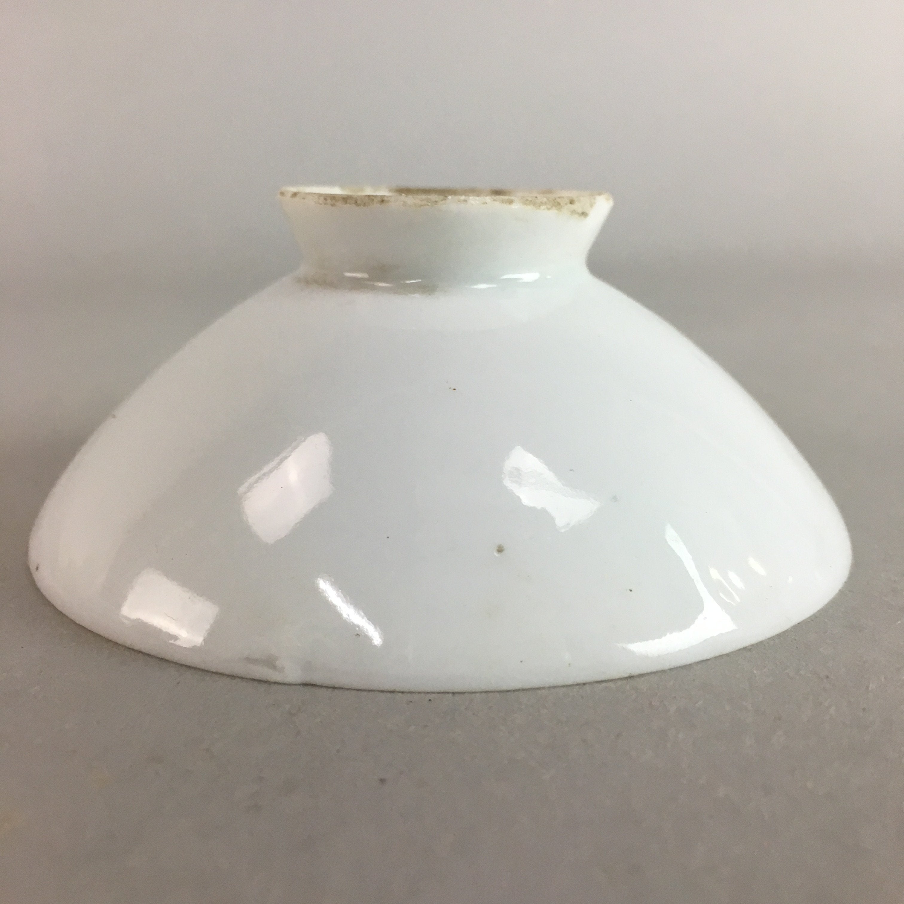 Japanese Porcelain Sake Cup Vtg Army Guinomi Sakazuki Heitai hai Gunpai GU586
