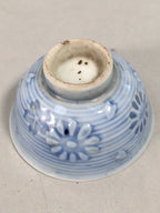Japanese Porcelain Sake Cup Vtg Army Guinomi Sakazuki Heitai hai Gunpai GU820