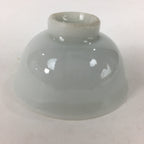 Japanese Porcelain Sake Cup Vtg Blue Kanji Guinomi Ochoko Sakazuki G36