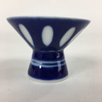 Japanese Porcelain Sake Cup Vtg Blue Kohai Guinomi Ochoko Sakazuki G41