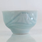Japanese Porcelain Sake Cup Vtg Boxed Japanese Army Ochiko Guinomi PX626
