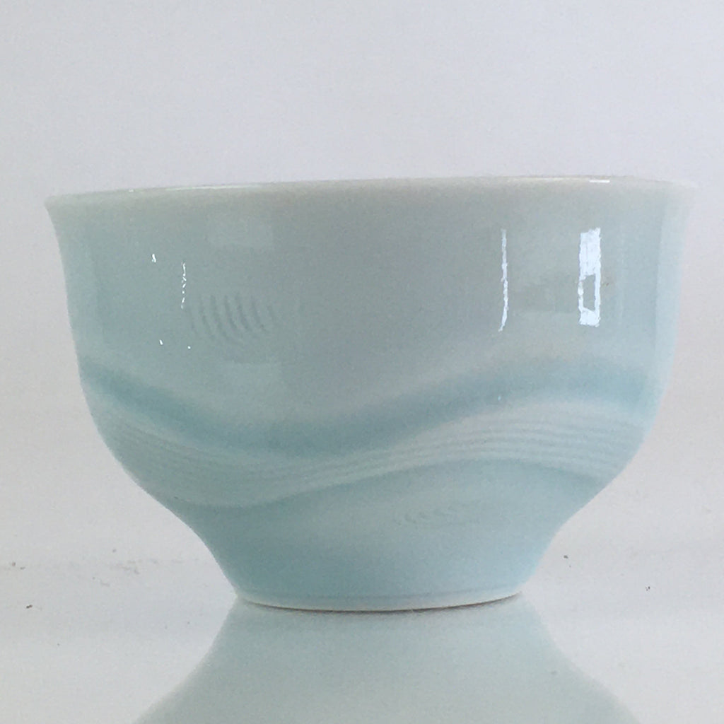 Japanese Porcelain Sake Cup Vtg Boxed Japanese Army Ochiko Guinomi PX626