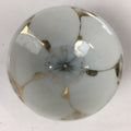 Japanese Porcelain Sake Cup Vtg Golden Chrysanthemum Sakazuki Ochoko G20
