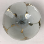 Japanese Porcelain Sake Cup Vtg Golden Chrysanthemum Sakazuki Ochoko G20