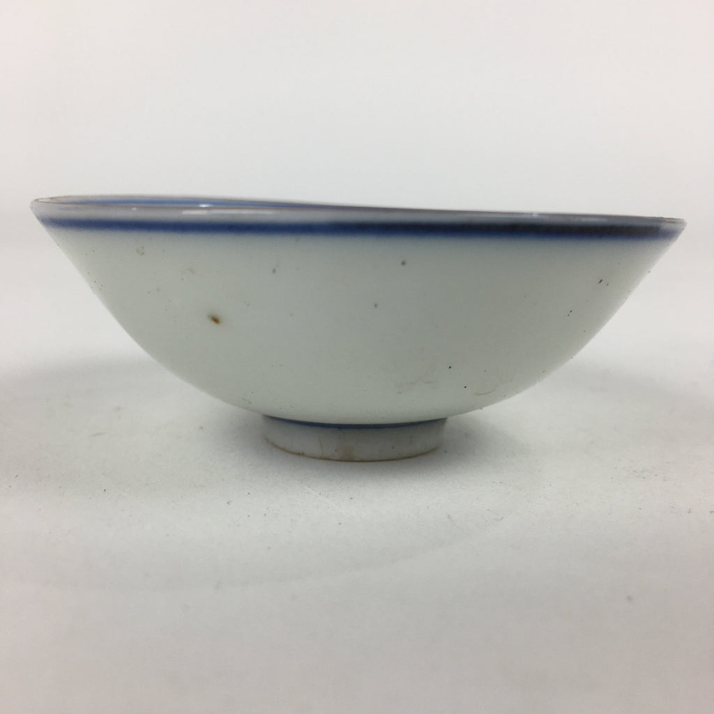 Japanese Porcelain Sake Cup Vtg Golden Chrysanthemum Sakazuki Ochoko G34