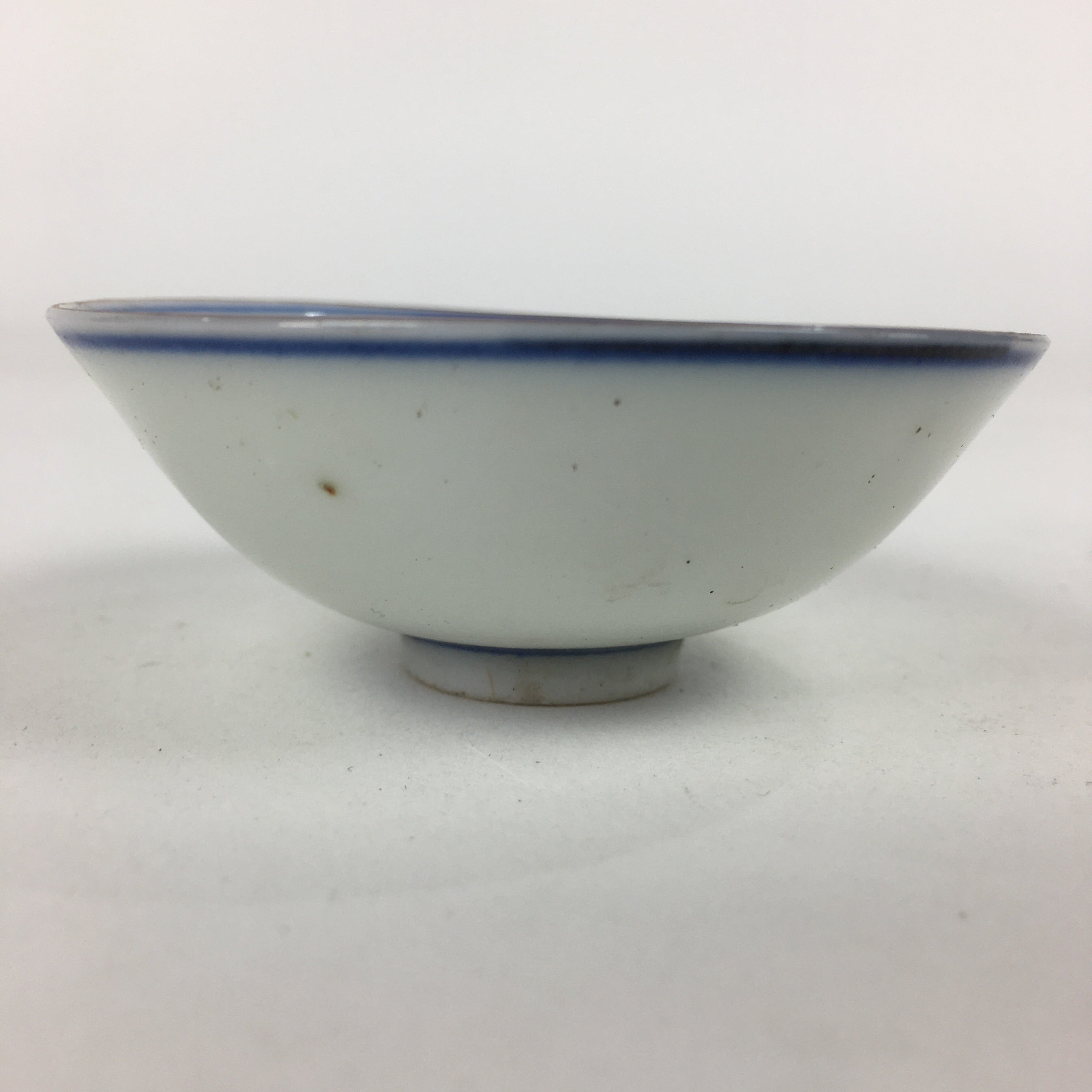 Japanese Porcelain Sake Cup Vtg Golden Chrysanthemum Sakazuki Ochoko G34