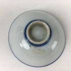 Japanese Porcelain Sake Cup Vtg Golden Chrysanthemum Sakazuki Ochoko G34