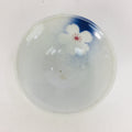 Japanese Porcelain Sake Cup Vtg Guinomi Ochoko Blue White Plum Blossom GU963