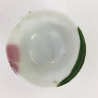 Japanese Porcelain Sake Cup Vtg Guinomi Ochoko Flower Shape Bottom Design GU965